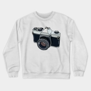 Film camera cartoon illustration Crewneck Sweatshirt